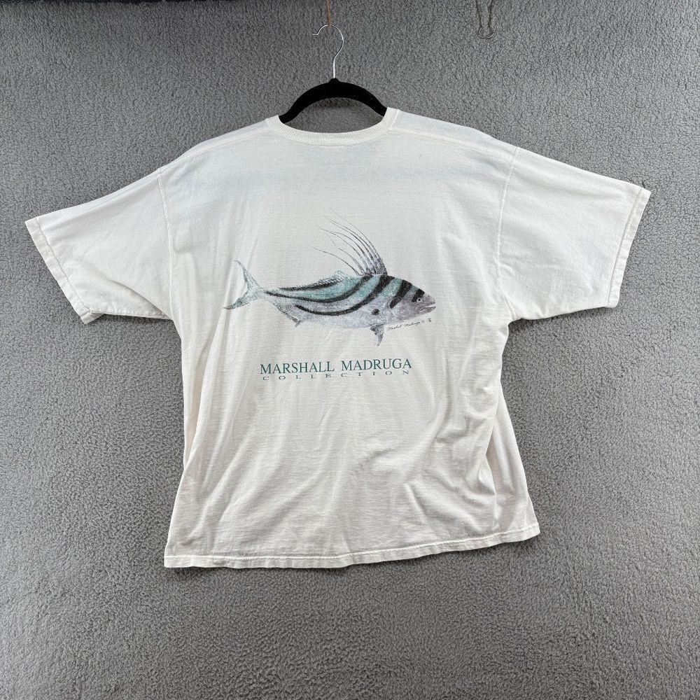 fish stix tee shirt marshall madruga fishing graphic 2XL cotton